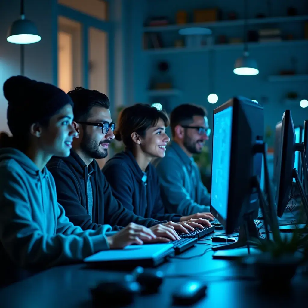 Modern office environment